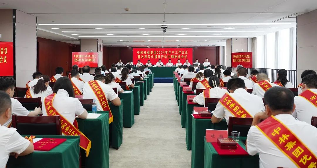 集團要聞 |中林集團召開2024年年中工作會暨改革深化提升行動中期推進會