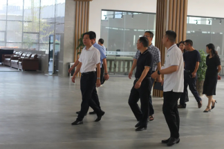 九江市副市長李小平率隊參觀調(diào)研 中林大家居品牌展廳